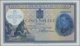 Romania / Rumänien: Banca Naţională A României 5000 Lei 31.03.1931 - Overprint 06.09.1940 (date Of A - Roumanie