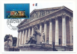 FRANCE - Carte Maximum - 2,80 Assemblée Nationale - PARIS - 13 Mai 1995 - 1990-1999