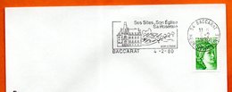 51 BACCARAT  SON CRISTAL  1980 Lettre Entière N° NO 101 - Mechanical Postmarks (Advertisement)
