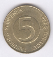 SLOVENIA 1997: 5 Tolarjev, KM 6 - Slovenia