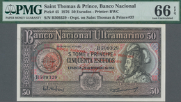 Saint Thomas & Prince / Sao Tome E Principe: Banco Nacional Ultramarino Pair With 20 And 50 Escudos - Sao Tome And Principe