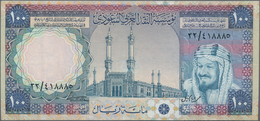 Saudi Arabia  / Saudi Arabien: Saudi Arabian Monetary Agency 100 Riyals AH1379 (1961-76), P.20, Stil - Arabia Saudita