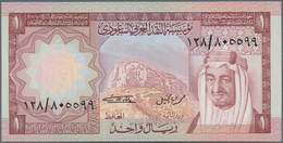 Saudi Arabia  / Saudi Arabien: Saudi Arabian Monetary Agency Set With 5 Banknotes Of The AH1379 - ND - Arabia Saudita