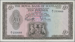 Scotland / Schottland: The Royal Bank Of Scotland 10 Pounds 1969, P.331, Very Nice With Strong Paper - Other & Unclassified