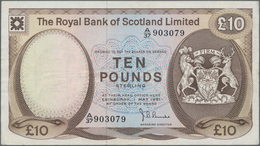 Scotland / Schottland: The Royal Bank Of Scotland Limited 10 Pounds 1981, P.338, Very Nice Condition - Other & Unclassified
