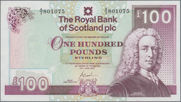 Scotland / Schottland: The Royal Bank Of Scotland Plc 100 Pounds 2000, P.350d In Perfect UNC Conditi - Other & Unclassified