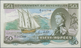 Seychelles / Seychellen: Government Of Seychelles 50 Rupees 1972 "Sex-Note", P.17d, Highly Rare In T - Seychelles