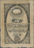 Turkey / Türkei: Ottoman Empire 10 Kurus ND(1853-54) With Seal Of Ahmed Muhtar On Back, P.23, Still - Türkei