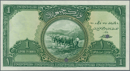 Turkey / Türkei: 1 Livre L.1341 (1926) De La Rue SPECIMEN, P.119s In Perfect UNC Condition - Türkei