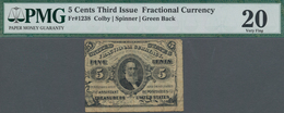 United States Of America: United States Treasury, Fractional Note 5 Cents 1863, Third Issue, P.107 ( - Sonstige & Ohne Zuordnung