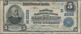 United States Of America: The Garfield National Bank Of The City Of New York 5 Dollars National Curr - Sonstige & Ohne Zuordnung