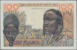 West African States / West-Afrikanische Staaten: 100 Francs 1965, Letter "B" = BENIN, P.201Be, Almos - États D'Afrique De L'Ouest