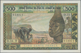West African States / West-Afrikanische Staaten: 500 Francs ND, Letter "T" = TOGO, P.802Tg, Tiny Din - États D'Afrique De L'Ouest
