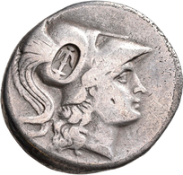 Pamphylien: SIDE: Tetradrachme, 2.-1. Jhd. V. Chr.; 16,11 G, Mit Gegenstempel "Anker" Auf Avers. Ath - Griekenland