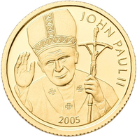 Samoa - Anlagegold: Samoa I Sisifo: 10 Dollars 2005, Papst Johannes Paul II. KM# 142. 1/25 OZ 999/10 - Samoa