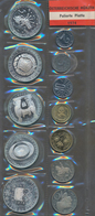 Österreich: Kursmünzensatz 1974 Polierte Platte / Proof, Groß, Inklusive 4 X 50 Und 1 X 100 Schillin - Oostenrijk