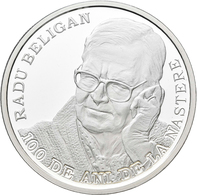 Rumänien: 10 Lei 2018, 100. Geburtstag Radu Beligan. KM# N.b. 31,103 G (1 OZ), 999/1000 Silber. Aufl - Roemenië