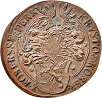 Haus Habsburg: Böhmen, Cu-Rechenpfennig 1619, 24 Mm, 3,16 G. KRVSTOF KOBER Z KOBERSSBERKV // IAN THE - Autres – Europe