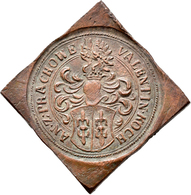 Haus Habsburg: Böhmen, Cu-Rechenpfennig-Klippe O. J. (um 1620), 24 Mm, 5,83 G. TOBIAS SSTEF Z KOLODI - Autres – Europe