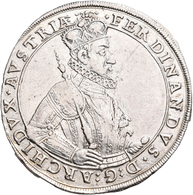 Haus Habsburg: Erzherzog Ferdinand II. 1592-1637: Reichstaler 1614, Davenport 3311; 26,99 G, Randfeh - Sonstige – Europa