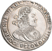 Haus Habsburg: Ferdinand III. 1637-1657: Reichstaler 1655 KB, Kremnitz, Davenport 3198; 28,57 G, Seh - Andere - Europa