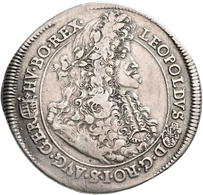 Haus Habsburg: Leopold I. 1657-1705: Reichstaler 1691 KB, Kremnitz, Davenport 3260, 28,54 G, Fast Se - Autres – Europe