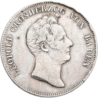Baden: Karl Leopold Friedrich 1830-1852: Kronentaler 1832 Mit Stern Unter Jahreszahl. AKS 78, Davenp - Autres & Non Classés
