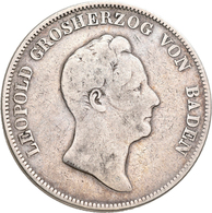 Baden: Karl Leopold Friedrich 1830-1852: Lot 3 Münzen: Kronentaler 1831, 1832, 1833. AKS 77, 79. Kra - Andere & Zonder Classificatie