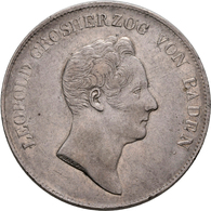 Baden: Karl Leopold Friedrich 1830-1852: Kronentaler 1834, AKS 80, Jaeger 47, Sehr Schön. - Sonstige & Ohne Zuordnung