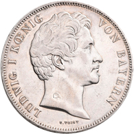 Bayern: Ludwig I. 1825-1848: Geschichtsdoppeltaler 1839, Reitersäule Maximilian I., AKS 100, Jaeger - Andere & Zonder Classificatie