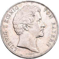 Bayern: Ludwig I. 1825-1848: Geschichtsdoppeltaler 1845, AKS 108, Jaeger 76, Kleine Kratzer, Sehr Sc - Sonstige & Ohne Zuordnung