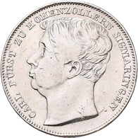 Hohenzollern-Sigmaringen: Carl 1831-1848: ½ Gulden 1838, AKS 13, Kaeger 12. Nur 11.800 Ex., Randfehl - Autres & Non Classés