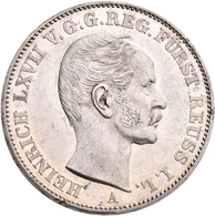 Reuß Jüngerer Linie (Schleiz): Heinrich LXVII. 1854-1867: Vereinstaler 1862 A, AKS 36, Jaeger 133, W - Andere & Zonder Classificatie