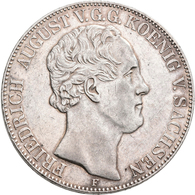 Sachsen: Friedrich August II. 1836-1854: Doppeltaler 1847 (3½ Gulden Vereinsmünze), AKS 94, Jaeger 7 - Andere & Zonder Classificatie