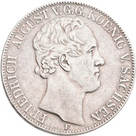 Sachsen: Friedrich August II. 1836-1854: Doppeltaler 1854 (3½ Gulden Vereinsmünze), AKS 94, Jaeger 7 - Andere & Zonder Classificatie