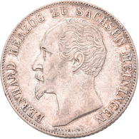 Sachsen-Meiningen: Bernhard II. Erich Freund 1803-1866: Doppelgulden 1854, AKS 183, Jaeger 445, Min. - Autres & Non Classés