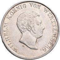 Württemberg: Wilhelm I. 1816-1864: Kronentaler 1830, Klein/Raff 64.1, AKS 66, Jaeger 55, Sehr Schön/ - Other & Unclassified