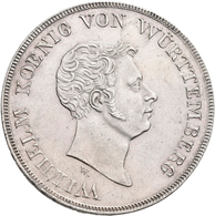 Württemberg: Wilhelm I. 1816-1864: Kronentaler 1833, Handelsfreiheit, Klein/Raff 66, AKS 67, Jaeger - Other & Unclassified