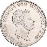 Württemberg: Wilhelm I. 1816-1864: Kronentaler 1833, Handelsfreiheit. Klein/Raff 66, AKS 67, Jaeger - Autres & Non Classés