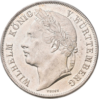 Württemberg: Wilhelm I. 1816-1864: 1 Gulden 1841, Regierungsjubiläum, AKS 123, Jaeger 74, AKS 123, V - Other & Unclassified