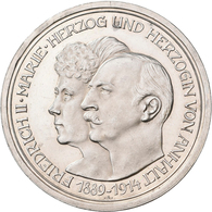 Anhalt: Friedrich II. 1904-1918: 5 Mark 1914, Mit Ehefrau Marie Von Baden, Silberhochzeit. Jaeger 25 - Taler Et Doppeltaler