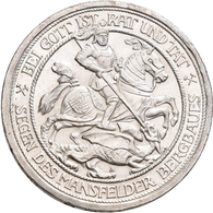 Preußen: Wilhelm II. 1888-1918: 3 Mark 1915 A, Mansfelder Bergbau, Jaeger 115, Kleine Randunebenheit - Taler Et Doppeltaler