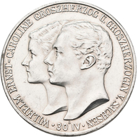 Sachsen-Weimar-Eisenach: Wilhelm Ernst 1901-1918: 5 Mark 1903 A, Auf Die Hochzeit, Jaeger 159, Klein - Taler Et Doppeltaler