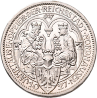 Weimarer Republik: 3 Reichsmark 1927 A, Nordhausen, Jaeger 327, Min. Berieben, Polierte Platte. - Autres & Non Classés