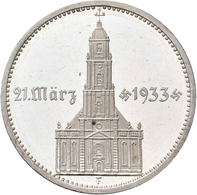 Drittes Reich: 5 Reichsmark 1934 F. Garnisonkirche Mit Datum 21. März 1933, Jaeger 356. Minimal Beri - Autres & Non Classés