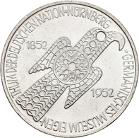 Bundesrepublik Deutschland 1948-2001: 5 DM 1952 D, Germanisches Museum, Jaeger 388. Prachtexemplar, - Sonstige & Ohne Zuordnung