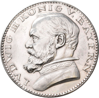 Proben & Verprägungen: Bayern, Ludwig III. 1913-1918: Probeprägung In Silber. 5 Mark 1913 O. Mzz. En - Andere & Zonder Classificatie