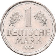 Proben & Verprägungen: Bundesrepublik Deutschland: FEHLPRÄGUNG 1 Mark (J. 385) 1994, Beidseitig Mit - Andere & Zonder Classificatie