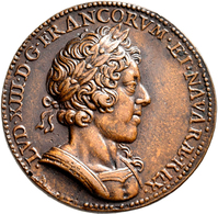 Medaillen Alle Welt: Frankreich, Ludwig XIII. 1610-1643: Bronzegussmedaille 1624, Von Pierre Regnier - Zonder Classificatie