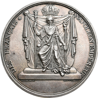 Medaillen Alle Welt: Frankreich, Napoleon I. 1804-1815: Silbergußmedaille 1969, Nach Einer Vorlage V - Ohne Zuordnung